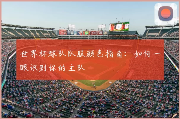 世界杯球队队服颜色指南:如何一眼识别你的主队